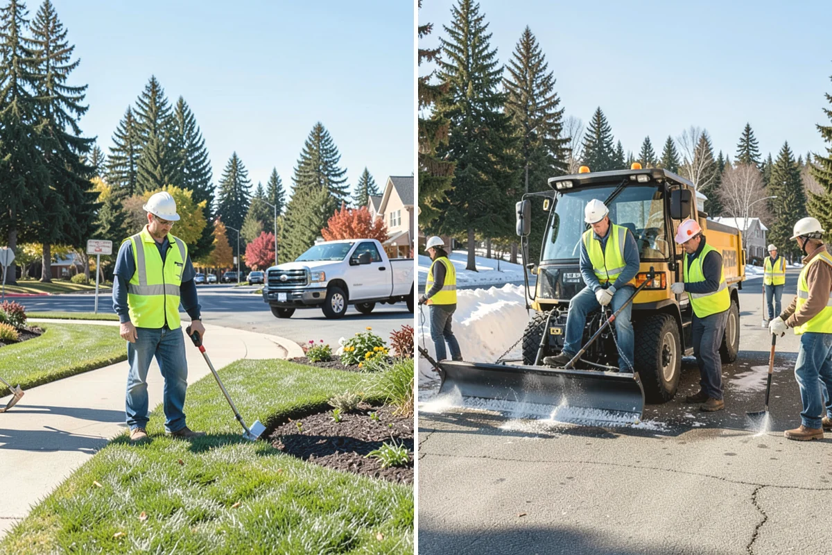 Thermoplastic Marking in Mukilteo, Snohomish County, WA - Clean and prepare the pavement and prime where required