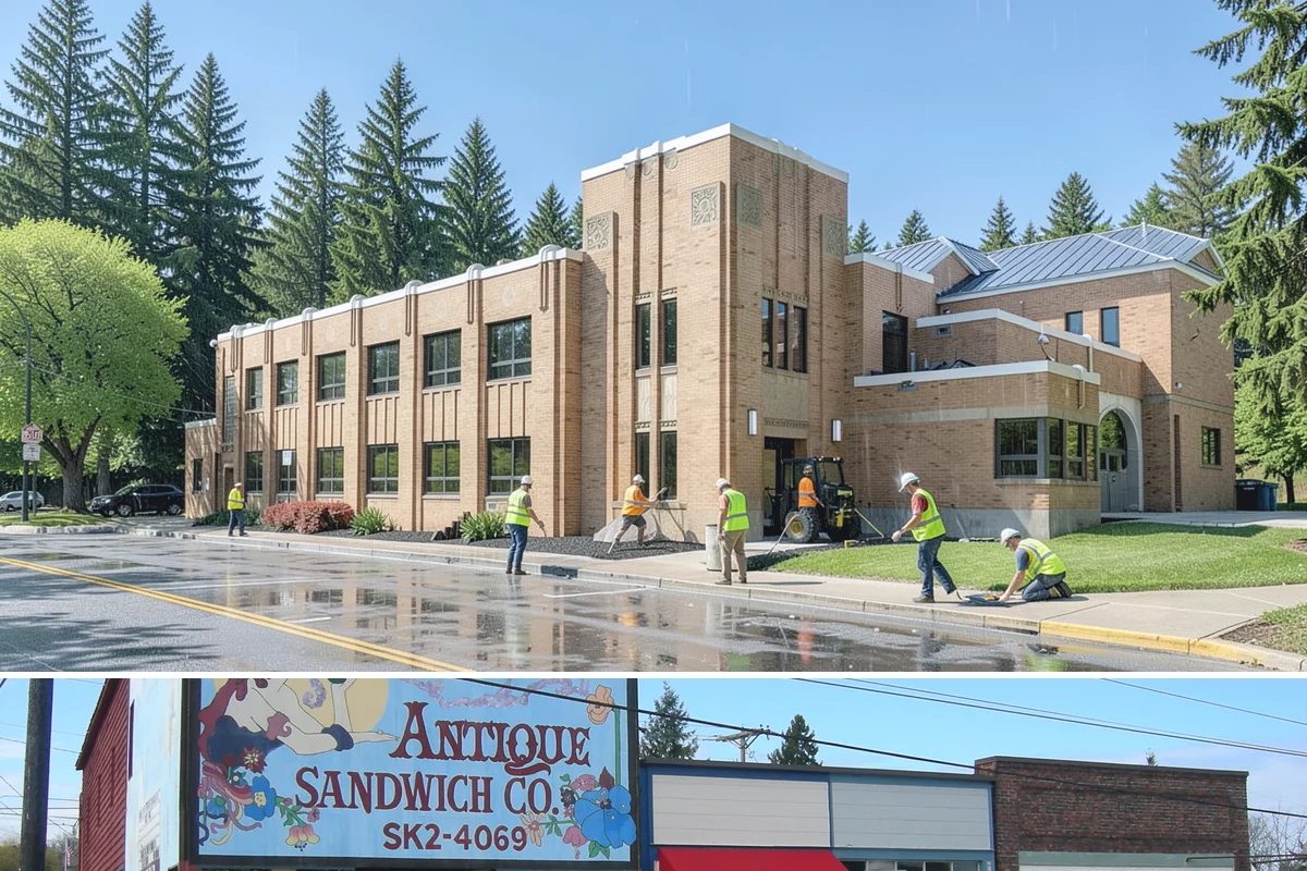 Thermoplastic Marking in Ruston, Pierce County, WA - Thermoplastic bonds best in warm, dry conditions, so application is concentrated in the late spring through early fall window.
