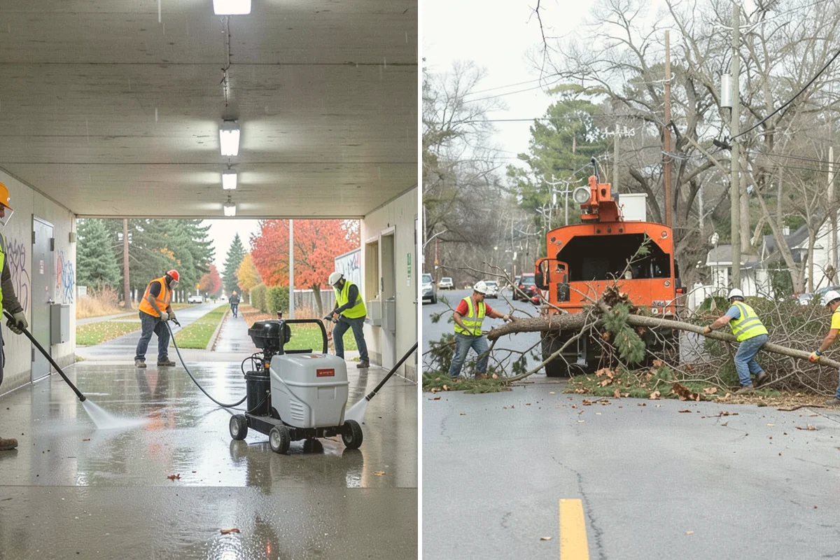 Thermoplastic Marking in Sammamish, King County, WA - Clean and prepare the pavement and prime where required