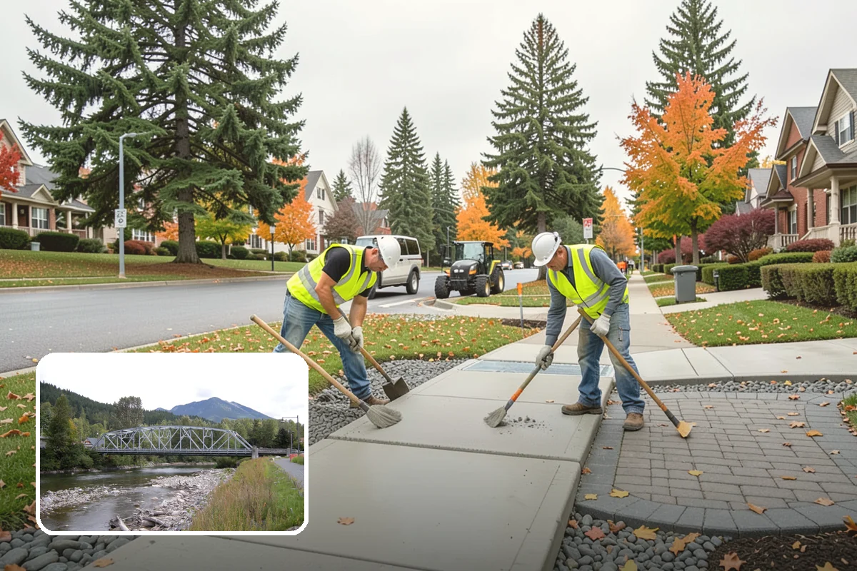 Thermoplastic Marking in Skykomish, King County, WA - Lasts significantly longer than painted markings under traffic