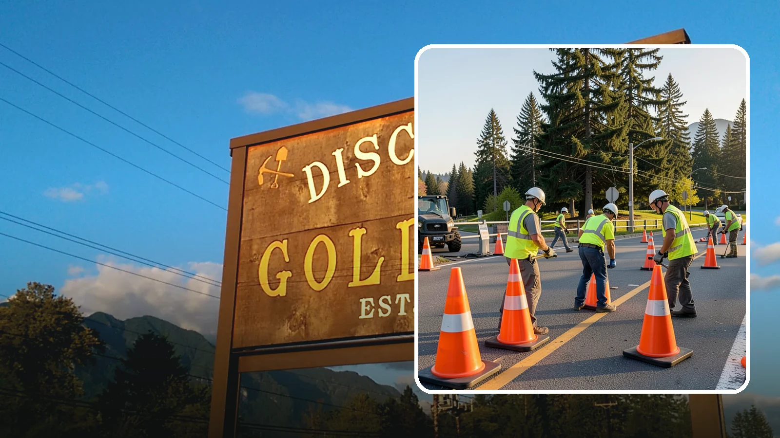Traffic Cone Deployment in Gold Bar, Snohomish County, WA - Traffic cone and channelizer deployment establishes quick, compliant delineation for short-duration work.
