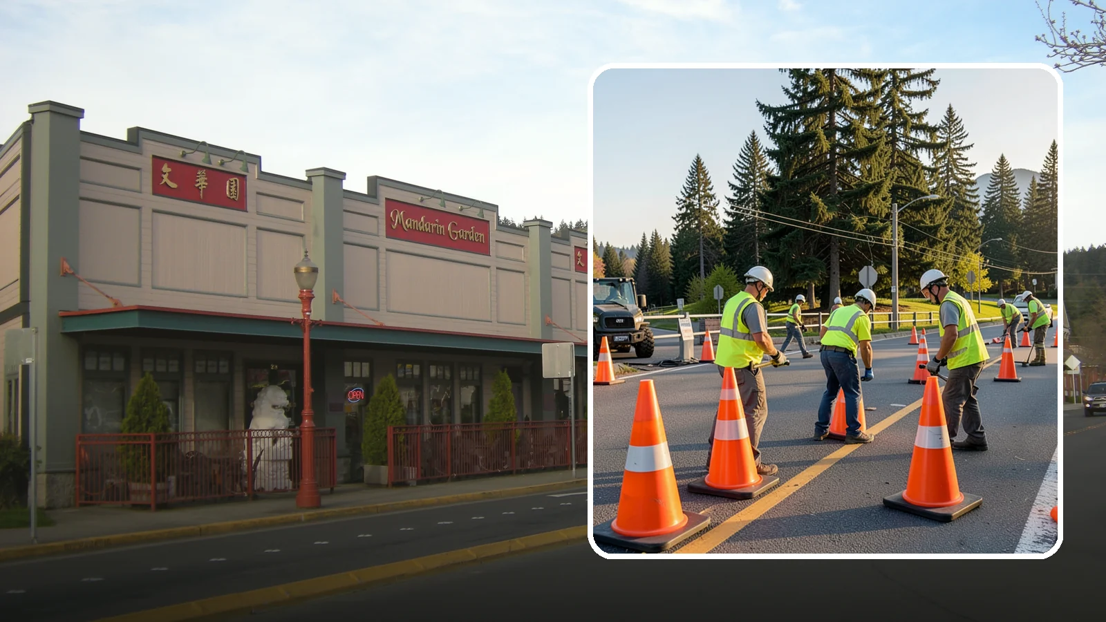 Traffic Cone Deployment in Issaquah, King County, WA - Traffic cone and channelizer deployment establishes quick, compliant delineation for short-duration work.