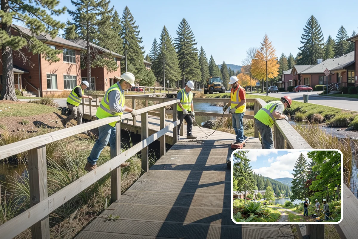 Traffic Cone Deployment in Lake Forest Park, King County, WA - Fast, compliant channelizing for short jobs