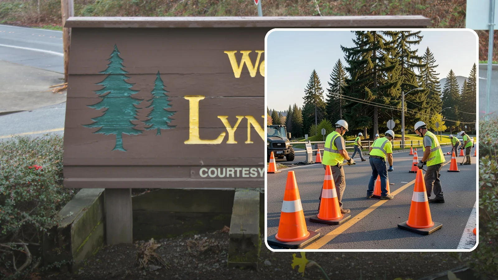 Traffic Cone Deployment in Lynnwood, Snohomish County, WA - Traffic cone and channelizer deployment establishes quick, compliant delineation for short-duration work.