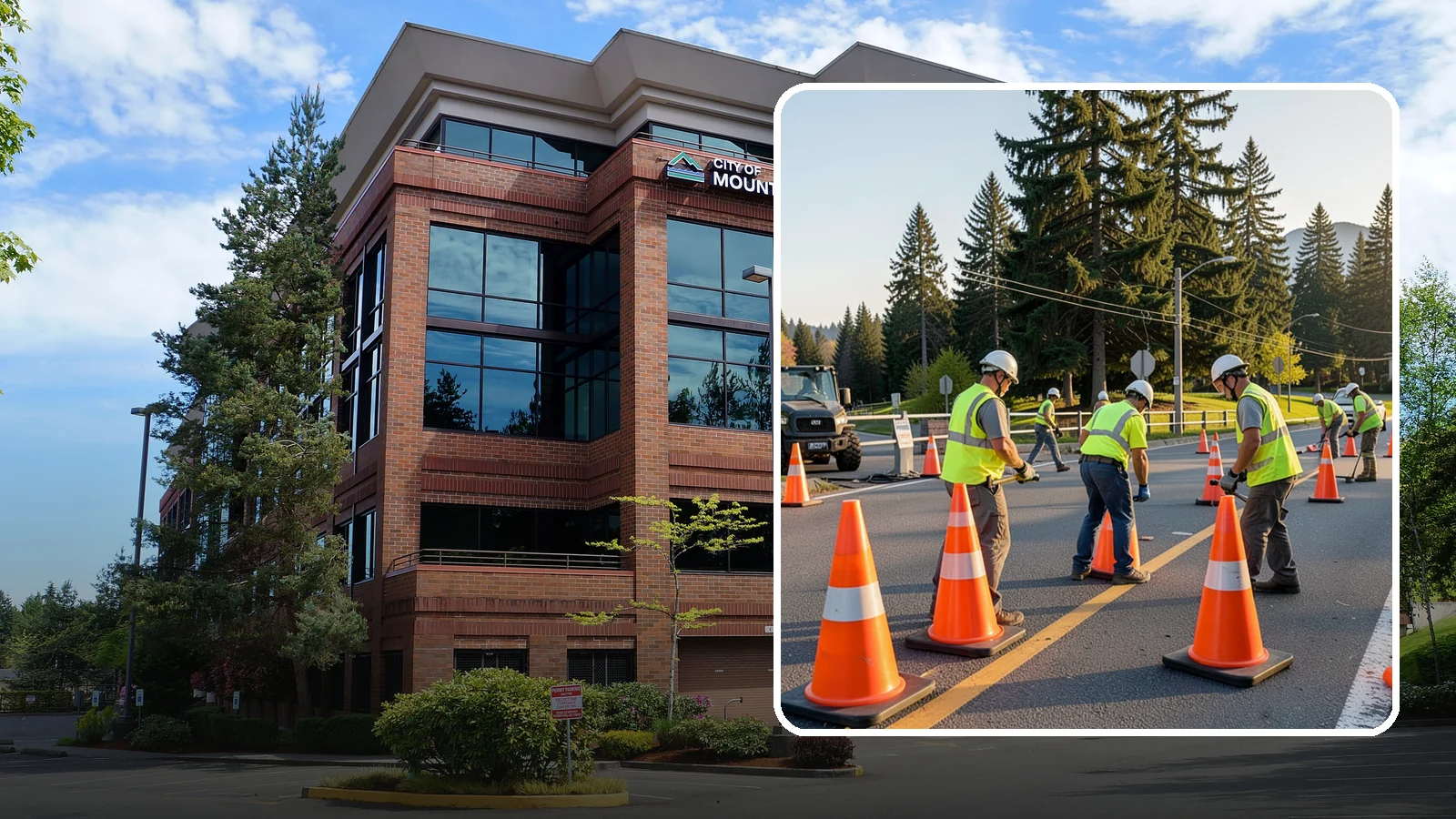 Traffic Cone Deployment in Mountlake Terrace, Snohomish County, WA - Traffic cone and channelizer deployment establishes quick, compliant delineation for short-duration work.