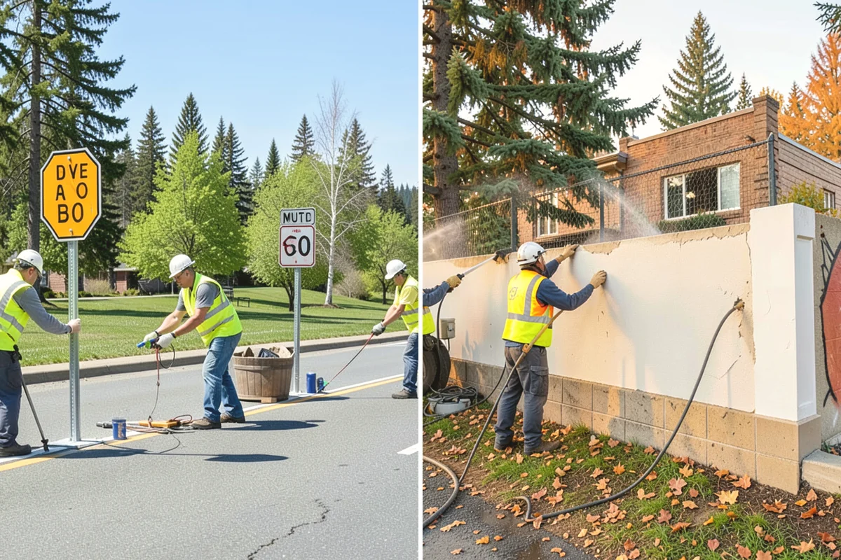 Traffic Cone Deployment in Mountlake Terrace, Snohomish County, WA - Determine taper, spacing, and device count
