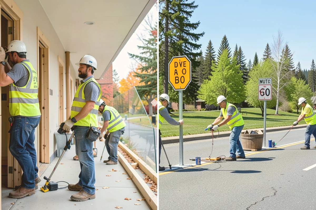 Traffic Cone Deployment in Newcastle, King County, WA - Determine taper, spacing, and device count