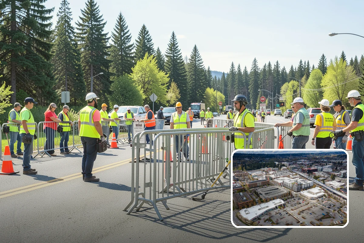 Traffic Cone Deployment in Redmond, King County, WA - Fast, compliant channelizing for short jobs