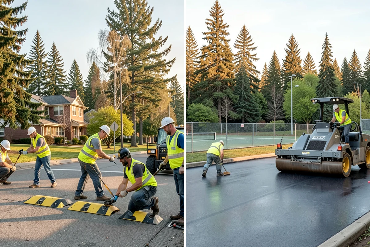 Traffic Cone Deployment in Seattle, King County, WA - Determine taper, spacing, and device count
