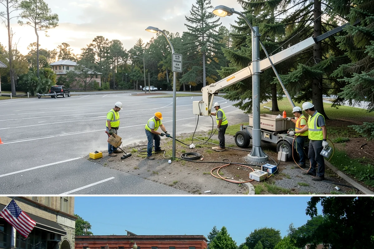 Traffic Cone Deployment in Snohomish, Snohomish County, WA - Cone-based control is used year-round, with reflective collars emphasized through the dark, wet months.
