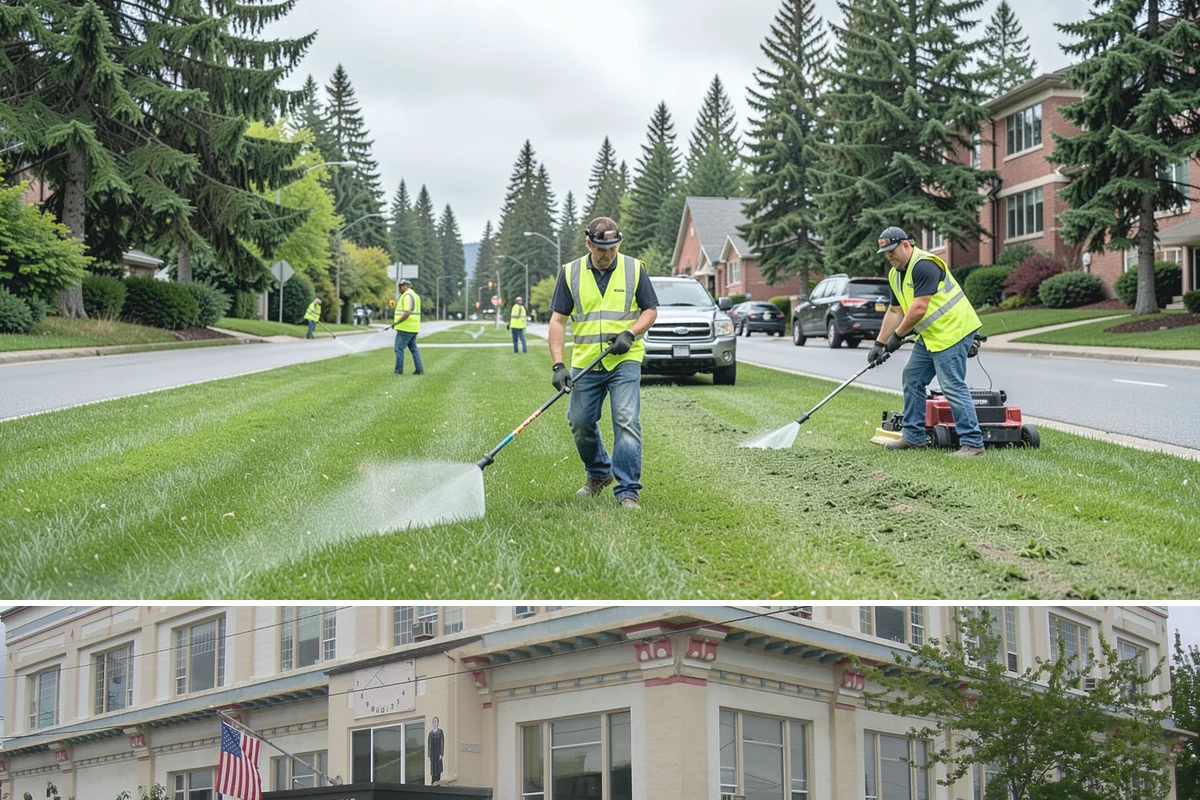 Traffic Sign Maintenance in Anacortes, Skagit County, WA - Inspection programs often run in fall to ensure reflectivity ahead of the dark, wet winter driving season.