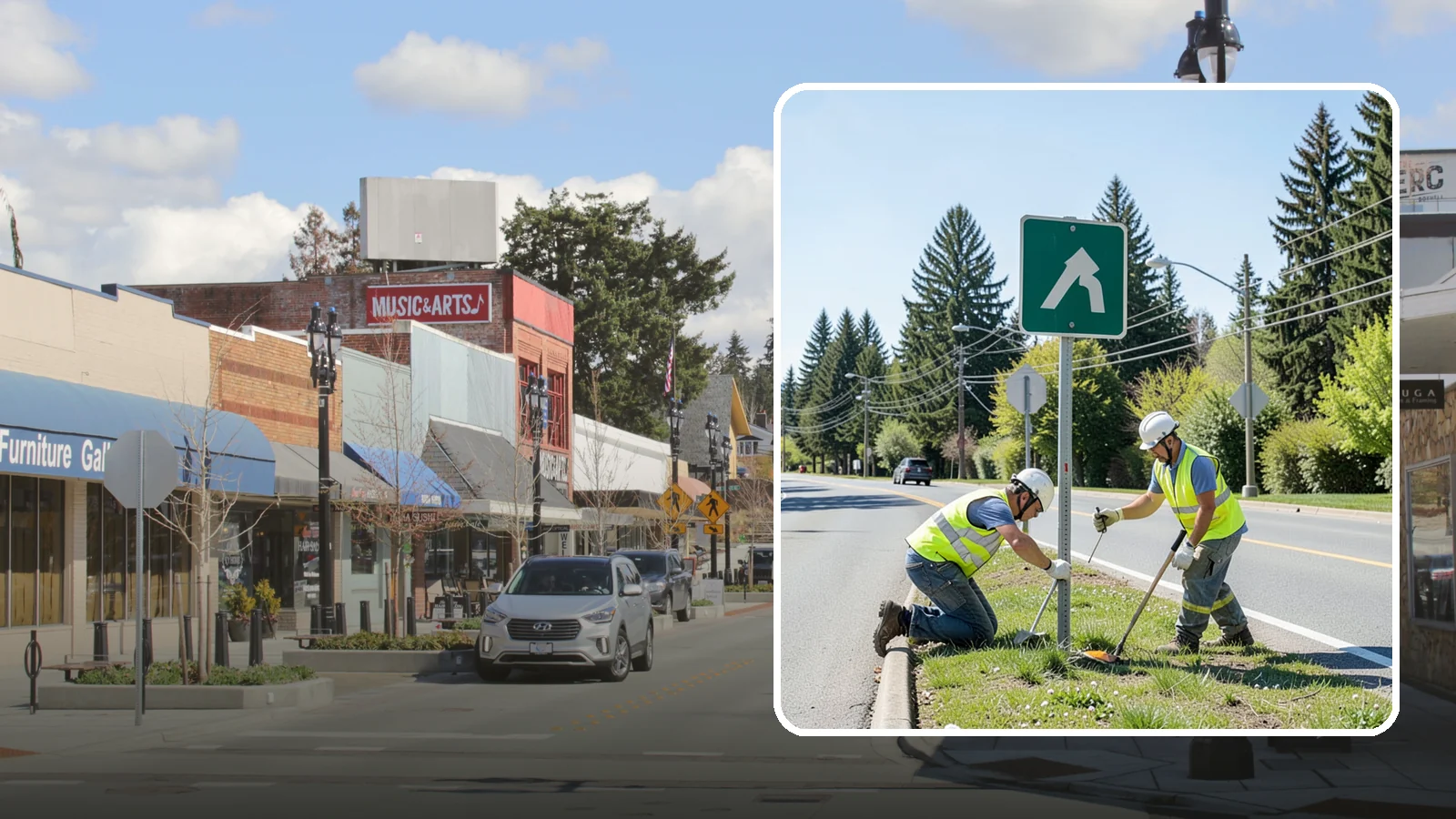 Traffic Sign Maintenance in Bothell, King County, WA - Traffic sign maintenance keeps regulatory and warning signs legible, reflective, and compliant.