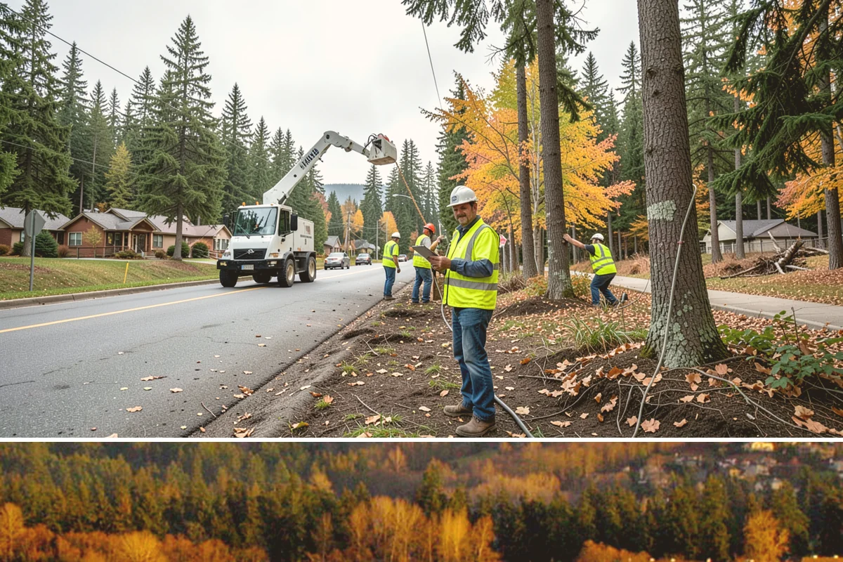 Traffic Sign Maintenance in Kenmore, King County, WA - Inspection programs often run in fall to ensure reflectivity ahead of the dark, wet winter driving season.