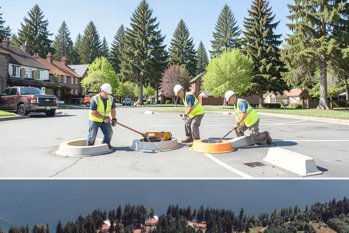 Traffic Sign Maintenance in Lakewood, Pierce County, WA - Inspection programs often run in fall to ensure reflectivity ahead of the dark, wet winter driving season.