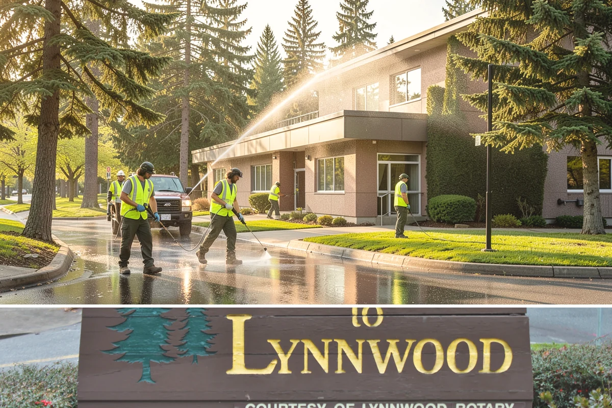 Traffic Sign Maintenance in Lynnwood, Snohomish County, WA - Inspection programs often run in fall to ensure reflectivity ahead of the dark, wet winter driving season.