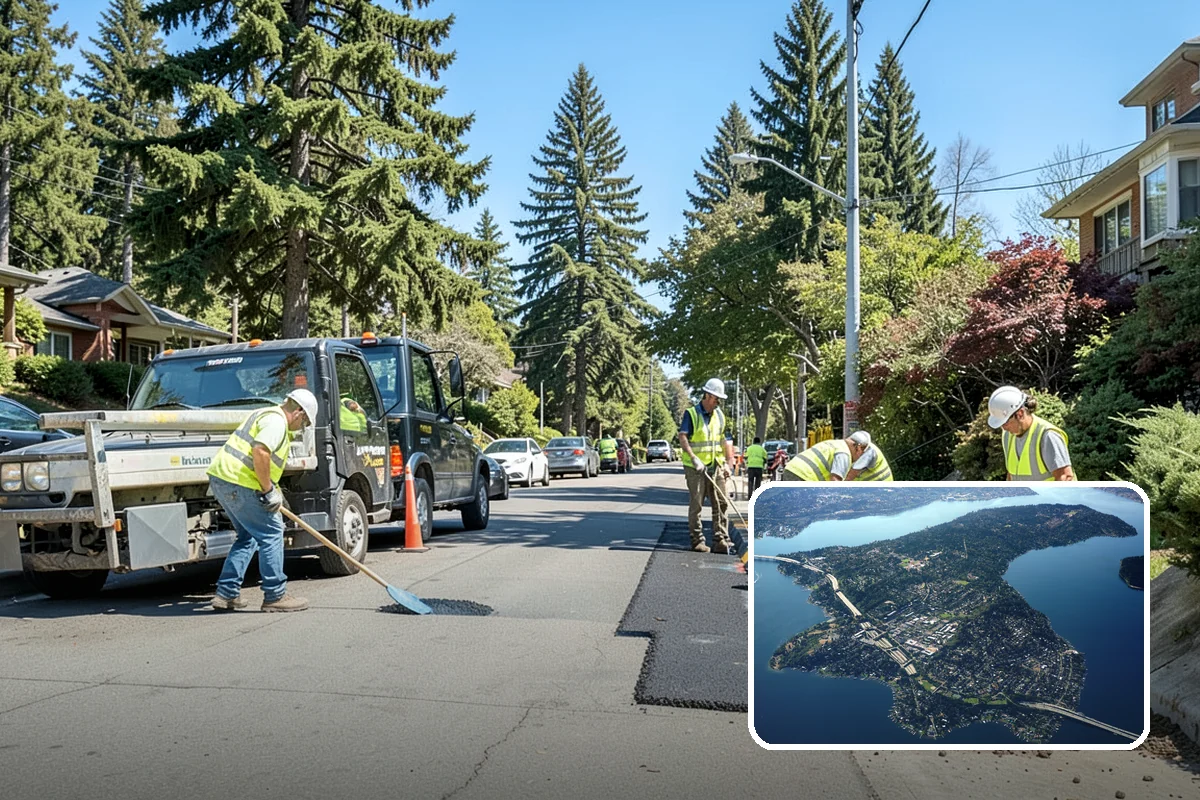 Traffic Sign Maintenance in Mercer Island, King County, WA - Legible, reflective signs meeting MUTCD standards