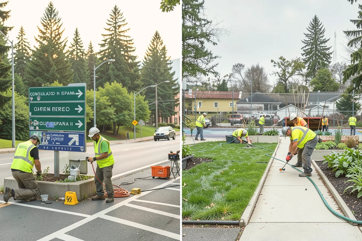 Traffic Sign Maintenance in Mount Vernon, Skagit County, WA - Inspect signs for damage, fading, and reflectivity