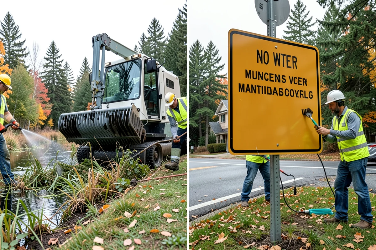Traffic Sign Maintenance in Puyallup, Pierce County, WA - Inspect signs for damage, fading, and reflectivity