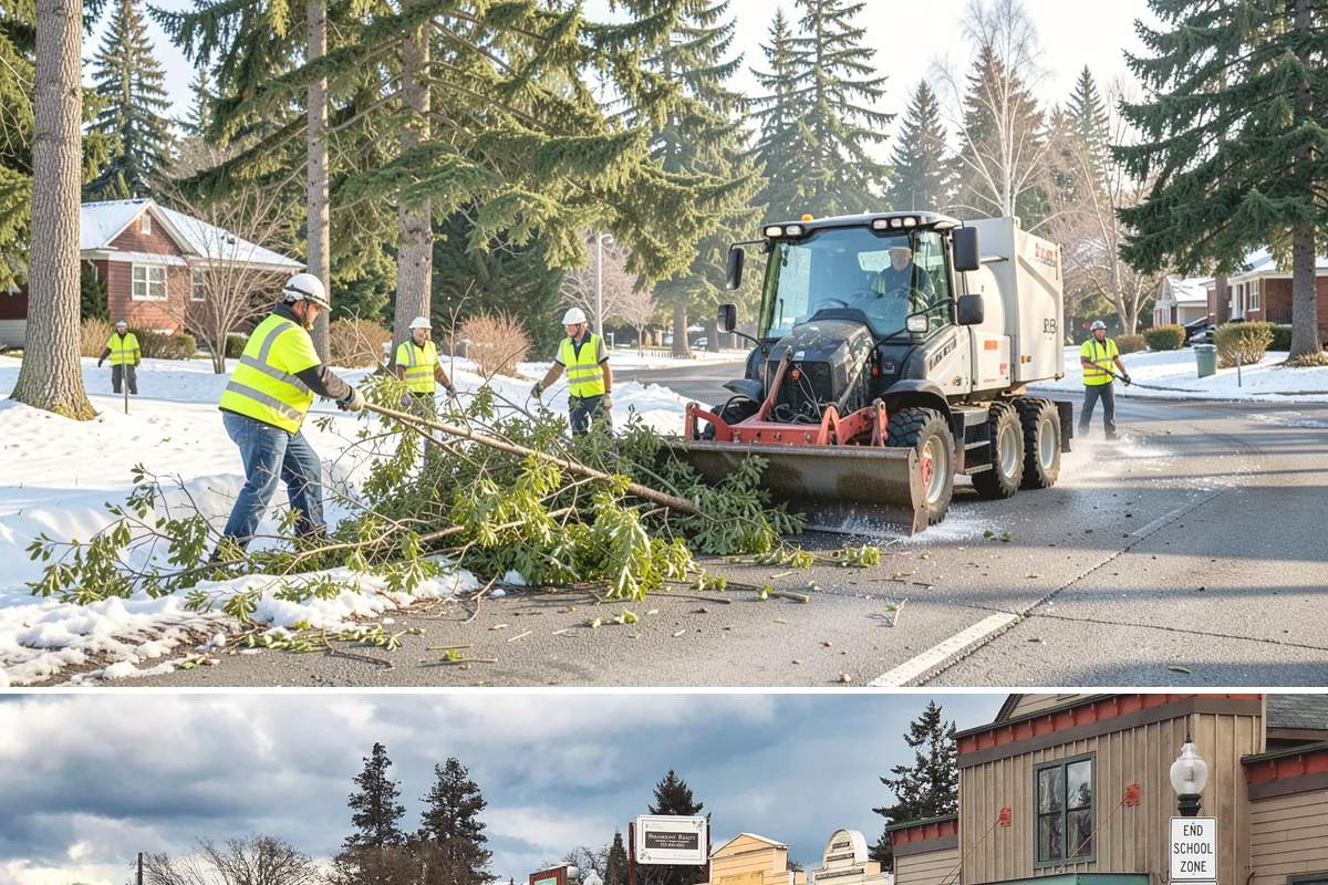 Traffic Sign Maintenance in Roy, Pierce County, WA - Inspection programs often run in fall to ensure reflectivity ahead of the dark, wet winter driving season.