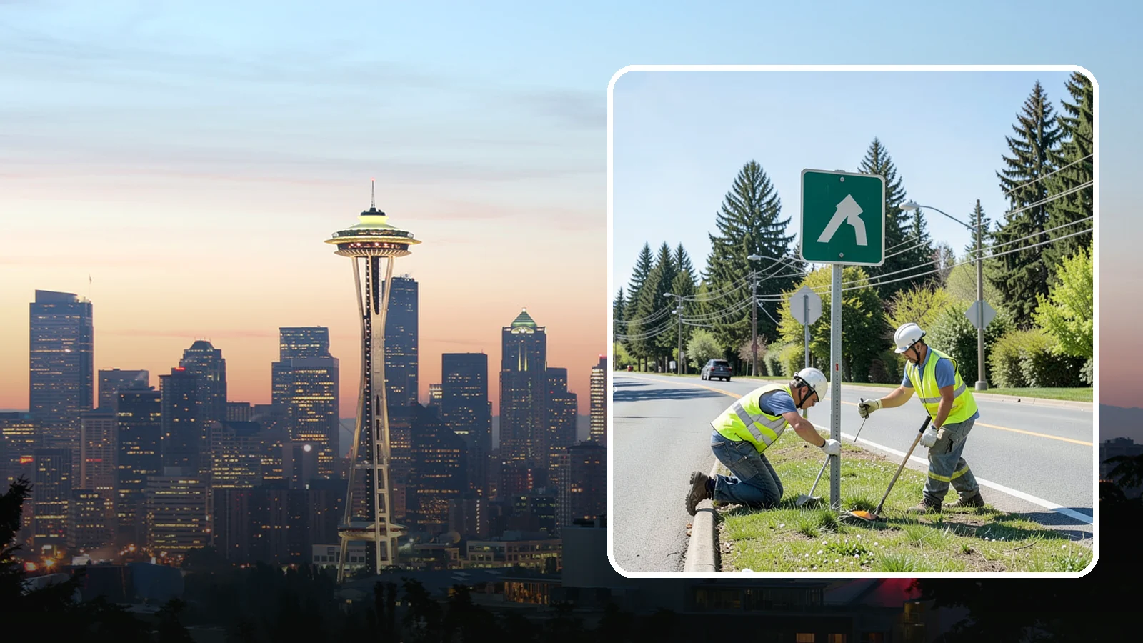 Traffic Sign Maintenance in Seattle, King County, WA - Traffic sign maintenance keeps regulatory and warning signs legible, reflective, and compliant.