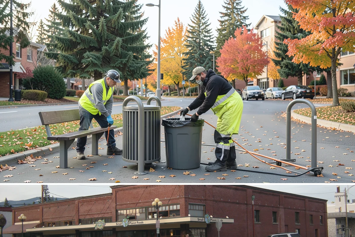 Traffic Sign Maintenance in Sedro-Woolley, Skagit County, WA - Inspection programs often run in fall to ensure reflectivity ahead of the dark, wet winter driving season.