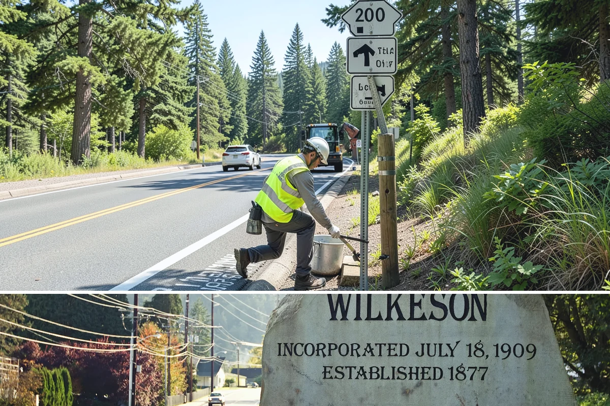 Traffic Sign Maintenance in Wilkeson, Pierce County, WA - Inspection programs often run in fall to ensure reflectivity ahead of the dark, wet winter driving season.