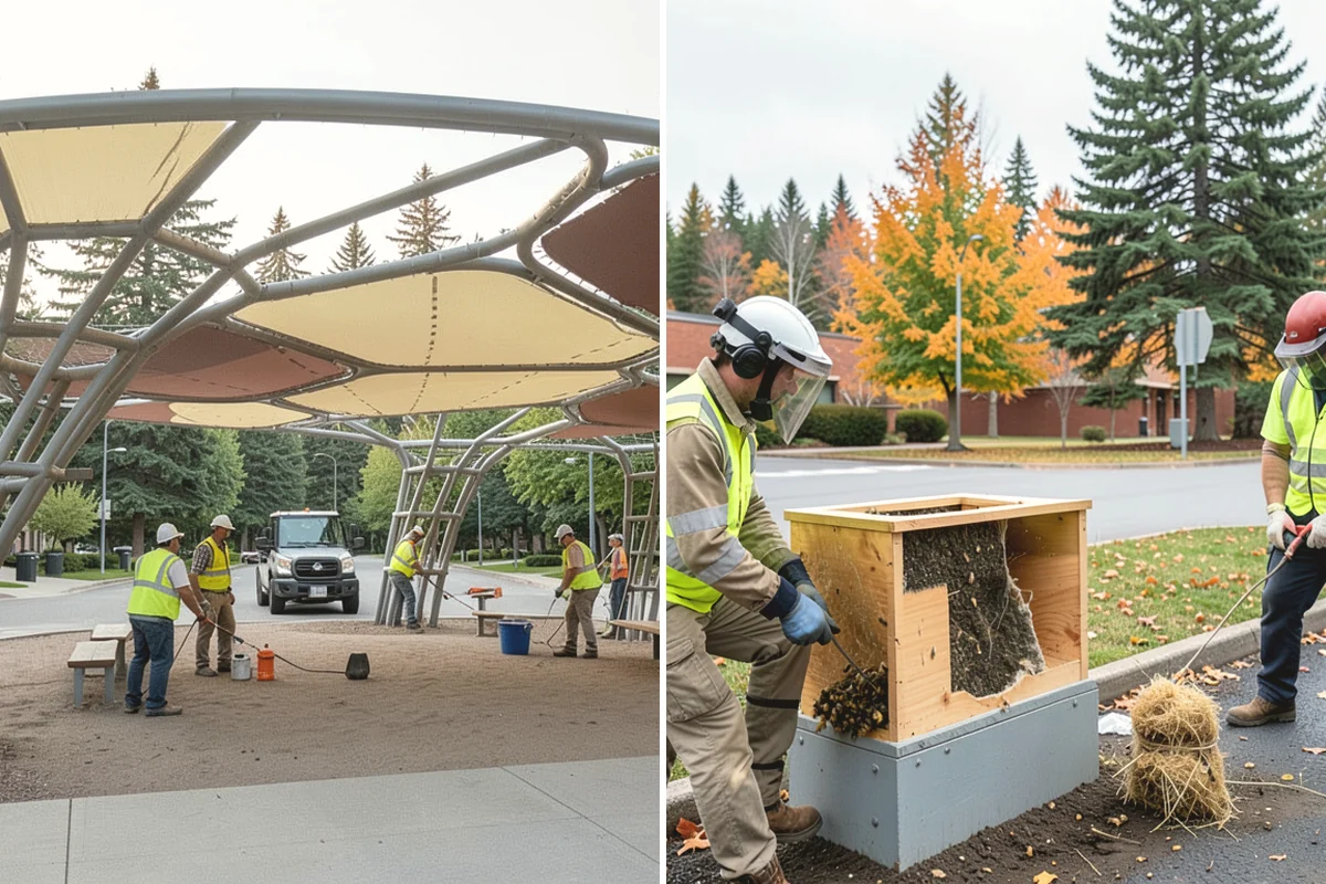 Trail Bridge Repairs in Anacortes, Skagit County, WA - Inspect decking, railings, and structural members