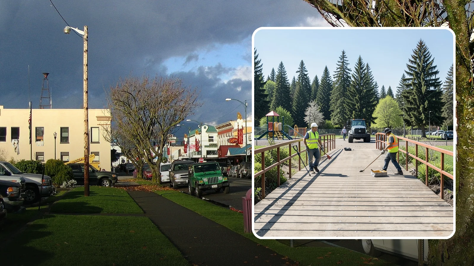 Trail Bridge Repairs in Arlington, Snohomish County, WA - We repair pedestrian trail bridges and footbridges to restore safe decking, railings, and structural members.