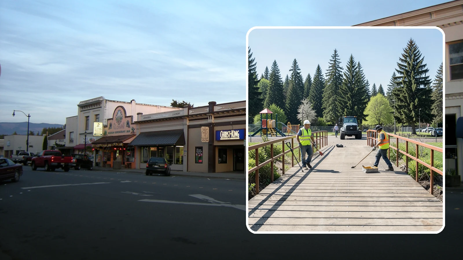 Trail Bridge Repairs in Burlington, Skagit County, WA - We repair pedestrian trail bridges and footbridges to restore safe decking, railings, and structural members.