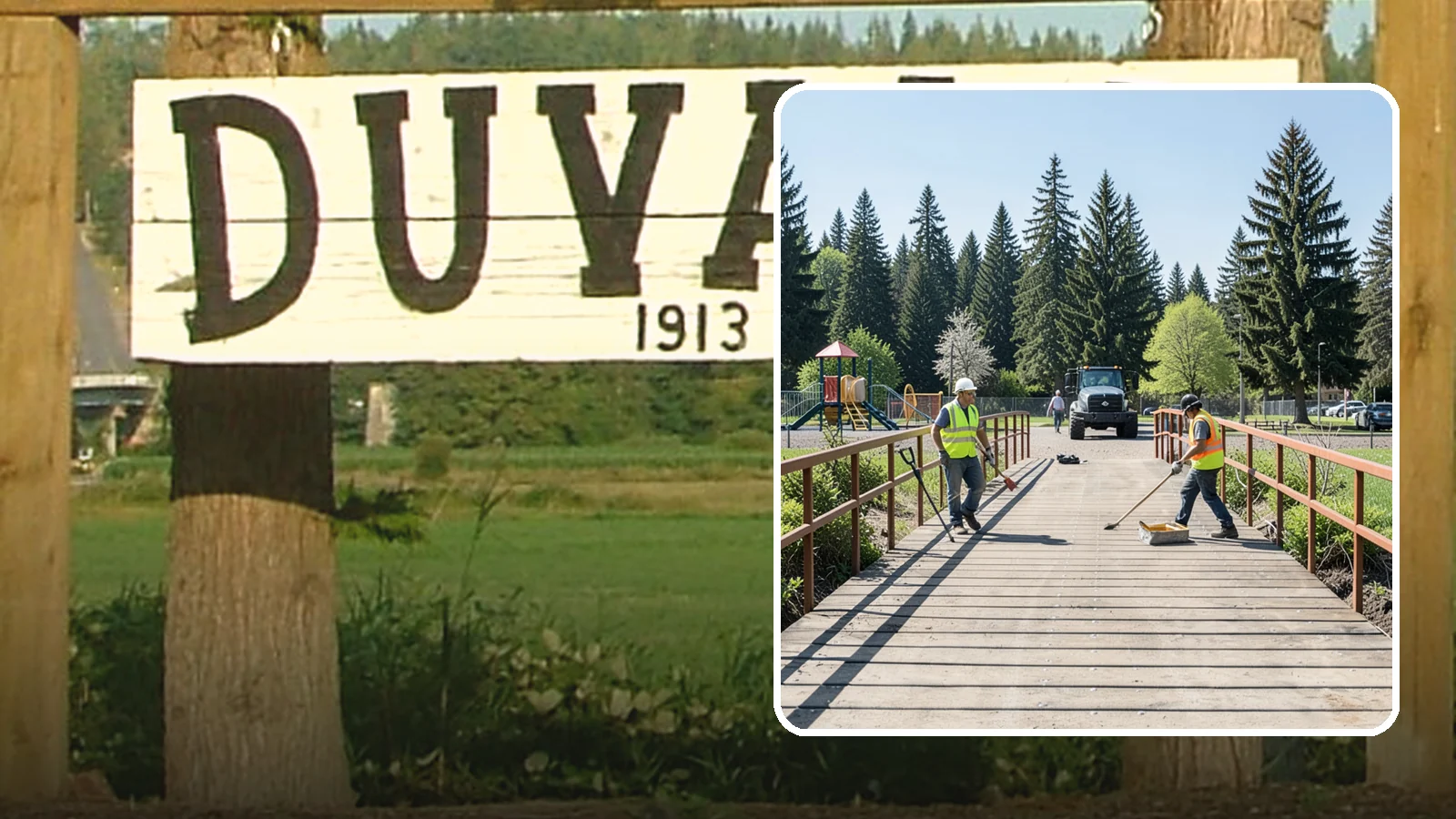Trail Bridge Repairs in Duvall, King County, WA - We repair pedestrian trail bridges and footbridges to restore safe decking, railings, and structural members.