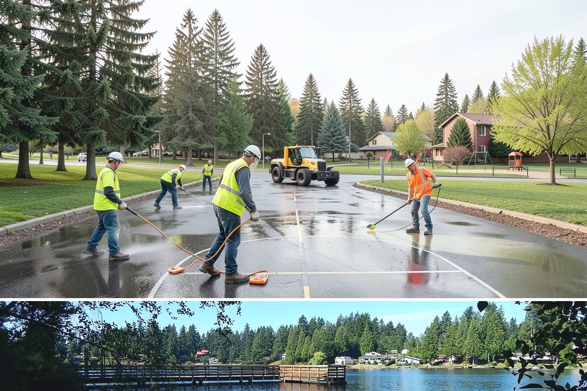Trail Bridge Repairs in Federal Way, King County, WA - Bridge repairs in stream corridors are scheduled within permitted in-water work windows, typically the drier summer low-flow...