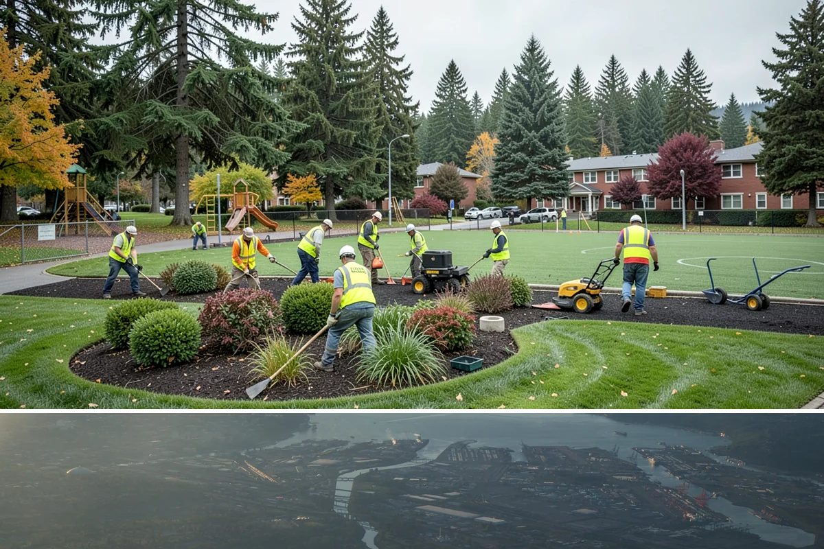 Trail Bridge Repairs in Fife, Pierce County, WA - Bridge repairs in stream corridors are scheduled within permitted in-water work windows, typically the drier summer low-flow...