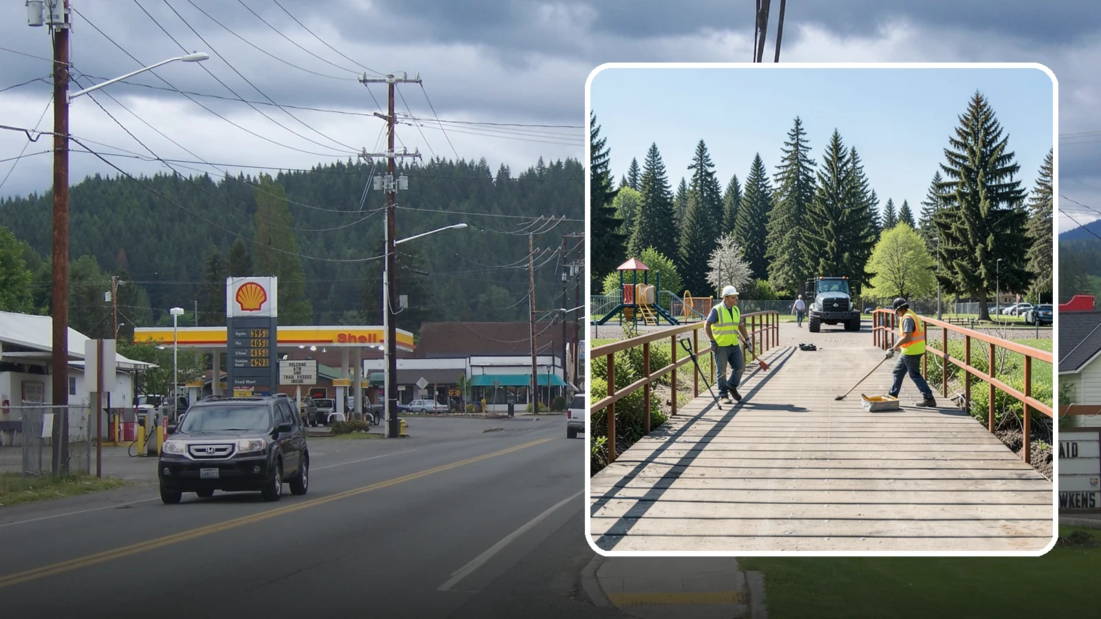 Trail Bridge Repairs in Granite Falls, Snohomish County, WA - We repair pedestrian trail bridges and footbridges to restore safe decking, railings, and structural members.