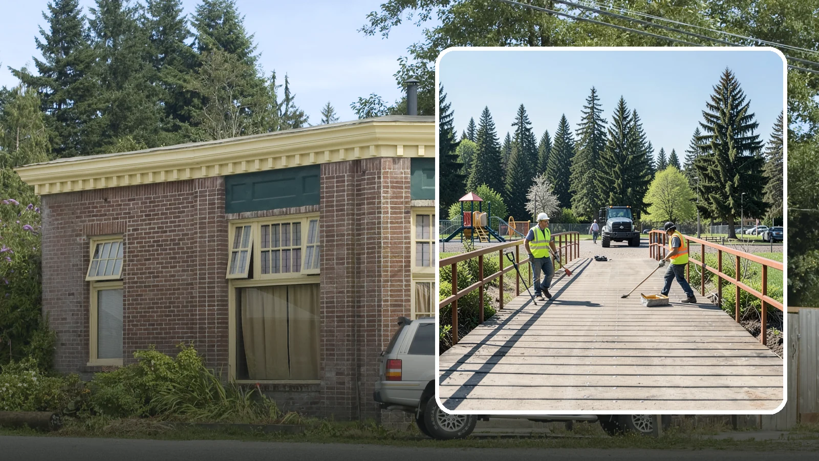 Trail Bridge Repairs in Hamilton, Skagit County, WA - We repair pedestrian trail bridges and footbridges to restore safe decking, railings, and structural members.