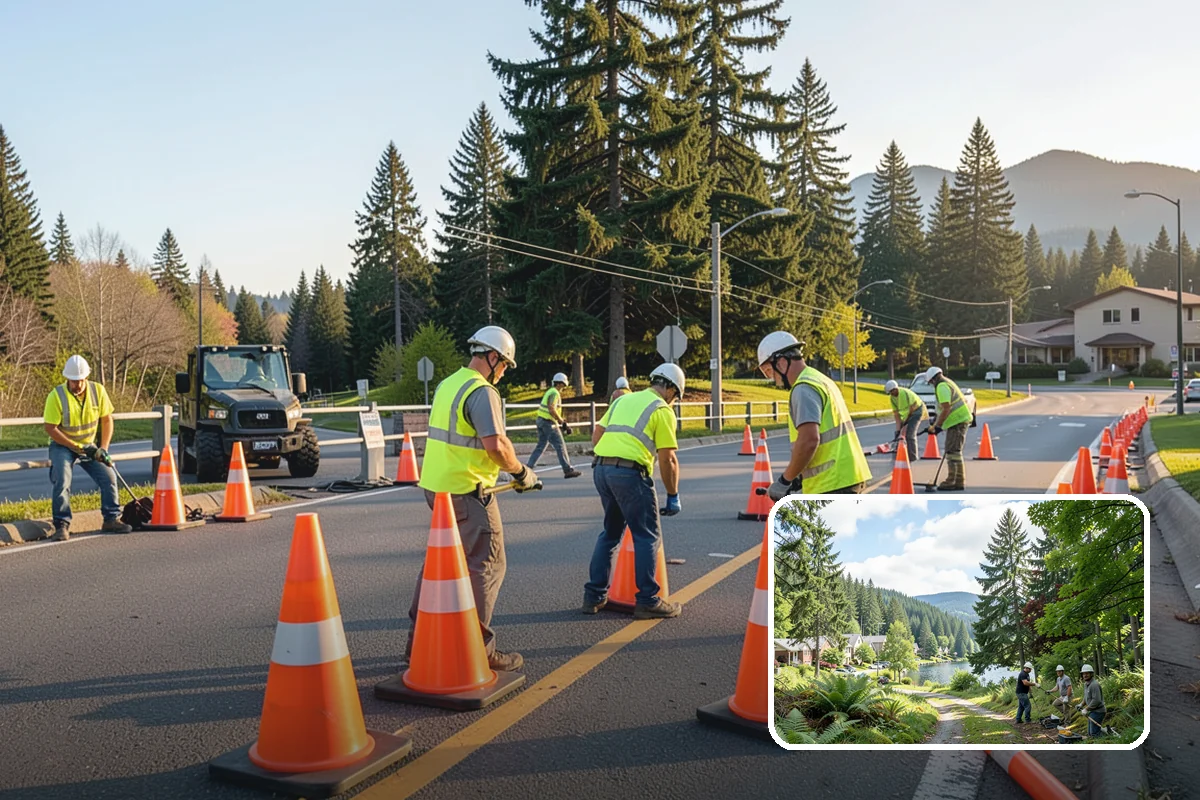 Trail Bridge Repairs in Lake Forest Park, King County, WA - Restores safe decking and code-compliant railings