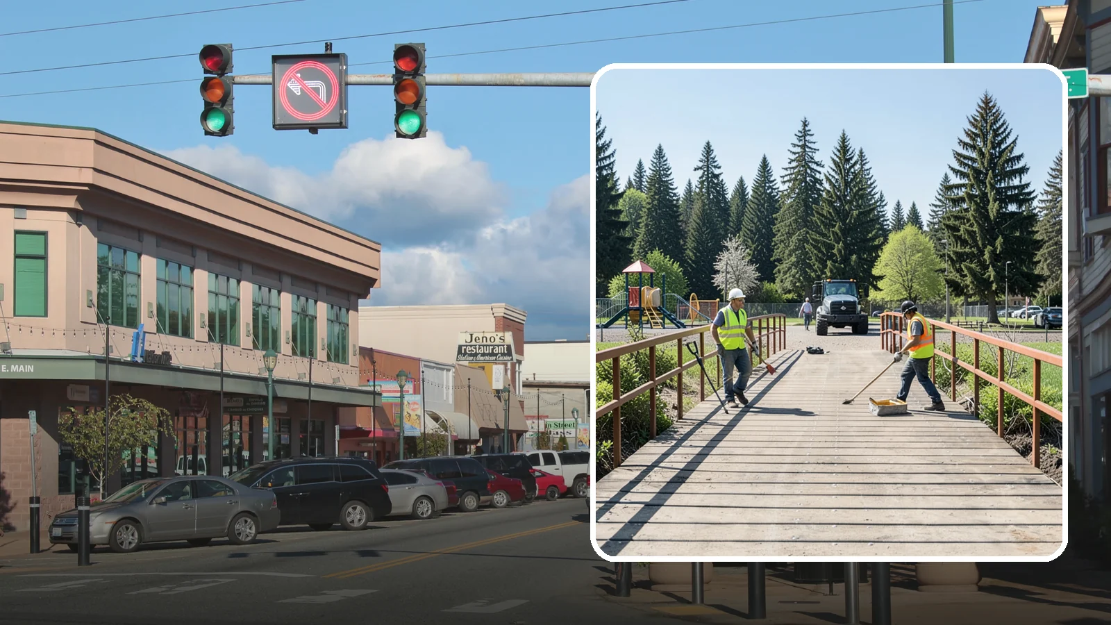 Trail Bridge Repairs in Monroe, Snohomish County, WA - We repair pedestrian trail bridges and footbridges to restore safe decking, railings, and structural members.