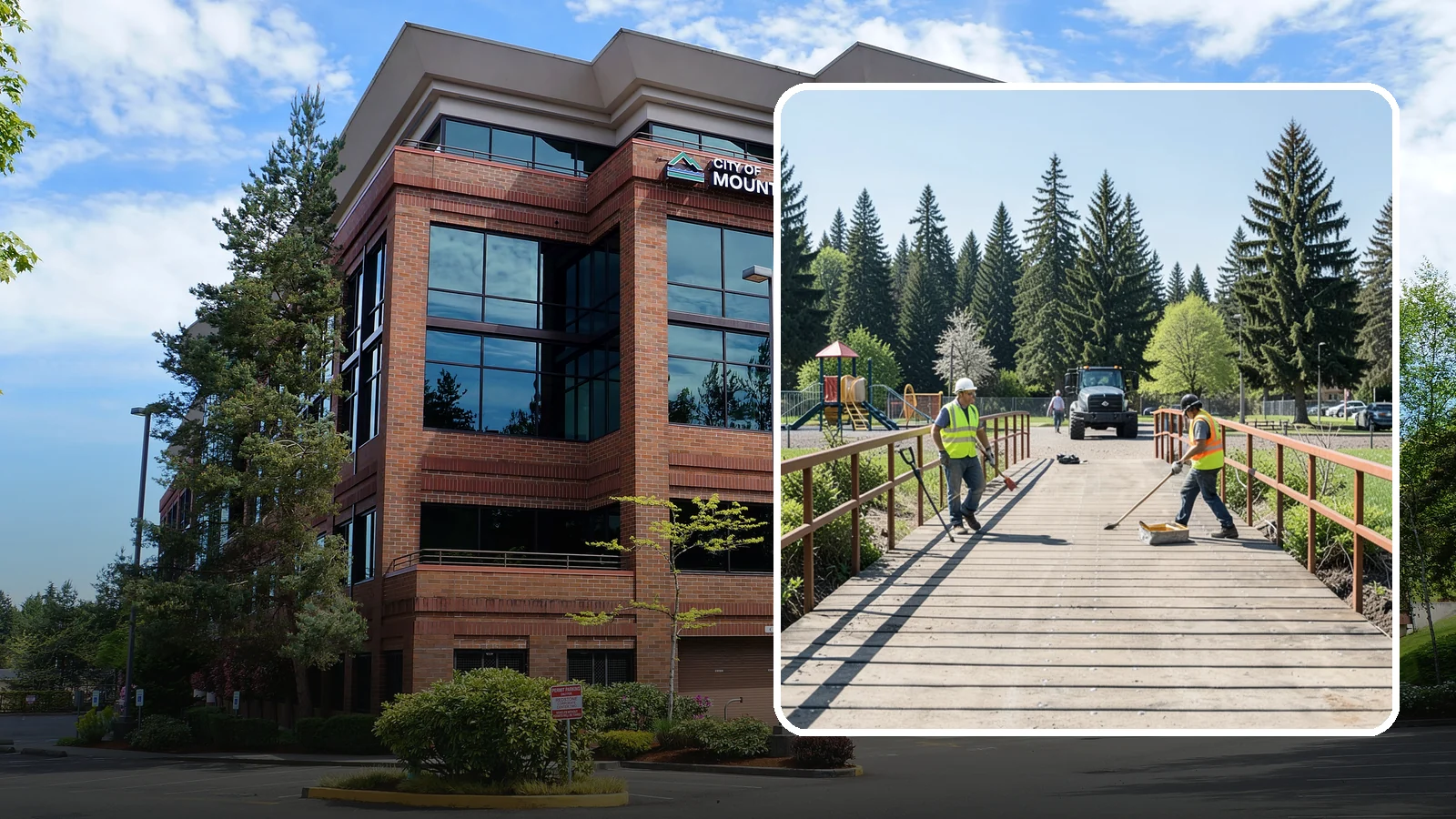 Trail Bridge Repairs in Mountlake Terrace, Snohomish County, WA - We repair pedestrian trail bridges and footbridges to restore safe decking, railings, and structural members.