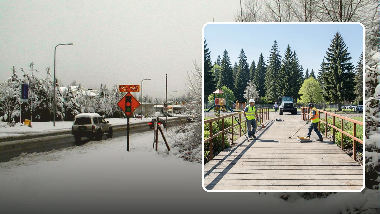 Trail Bridge Repairs in Newcastle, King County, WA - We repair pedestrian trail bridges and footbridges to restore safe decking, railings, and structural members.