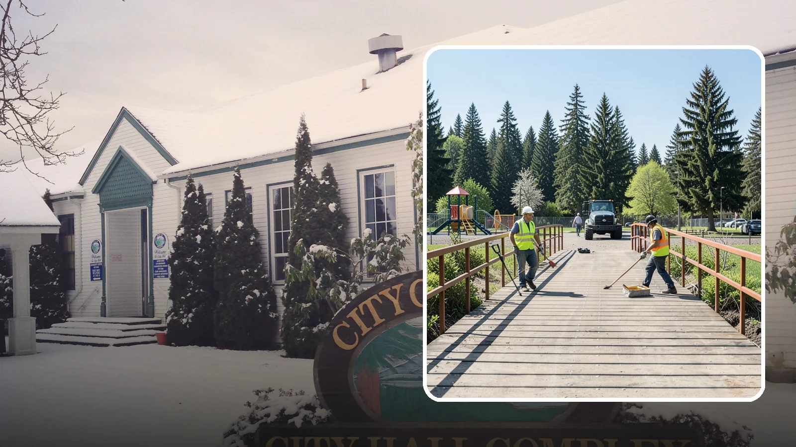 Trail Bridge Repairs in Pacific, King County, WA - We repair pedestrian trail bridges and footbridges to restore safe decking, railings, and structural members.