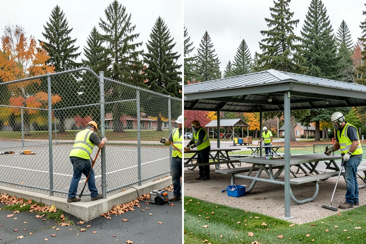Trail Bridge Repairs in Puyallup, Pierce County, WA - Inspect decking, railings, and structural members
