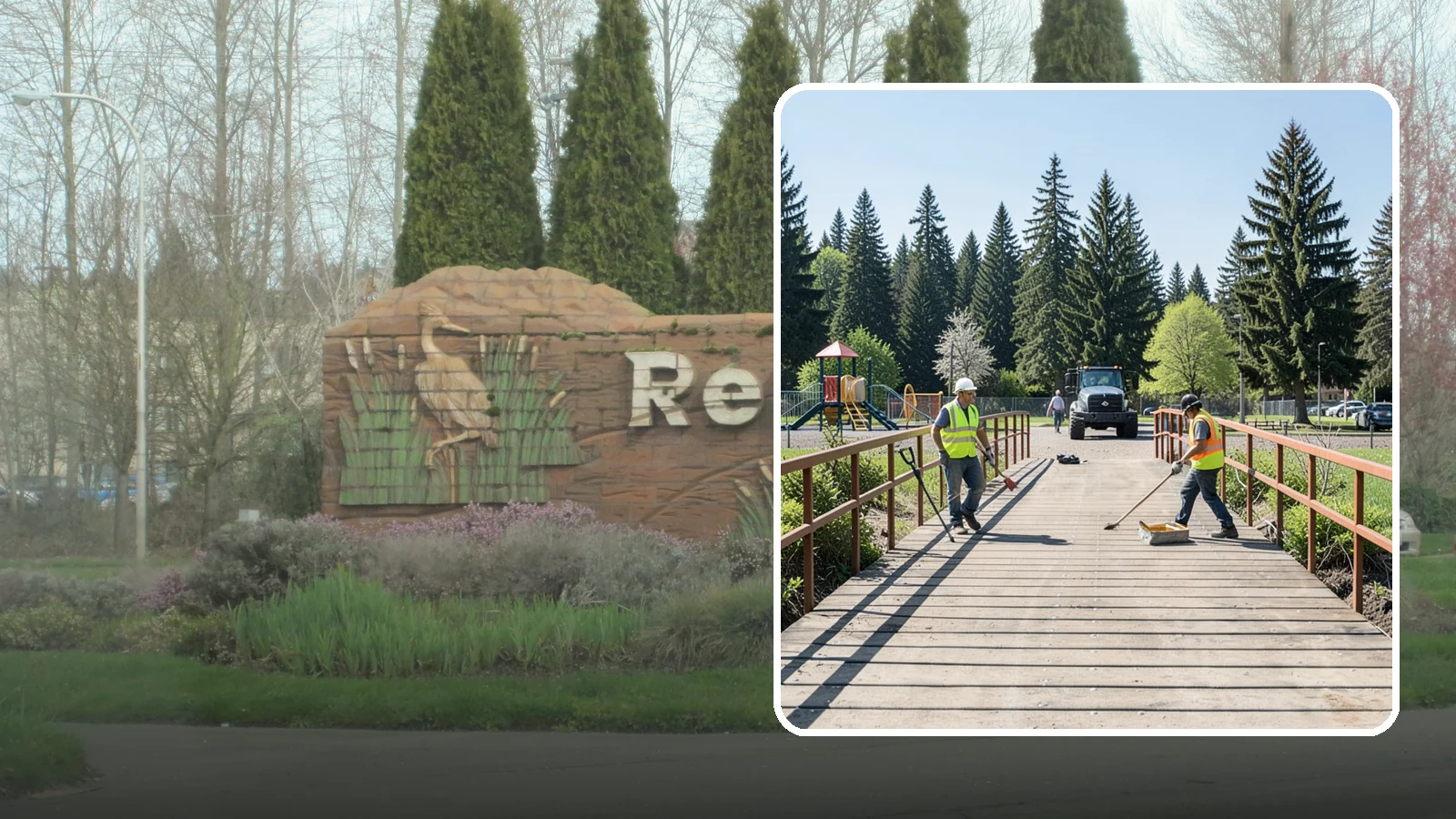 Trail Bridge Repairs in Renton, King County, WA - We repair pedestrian trail bridges and footbridges to restore safe decking, railings, and structural members.