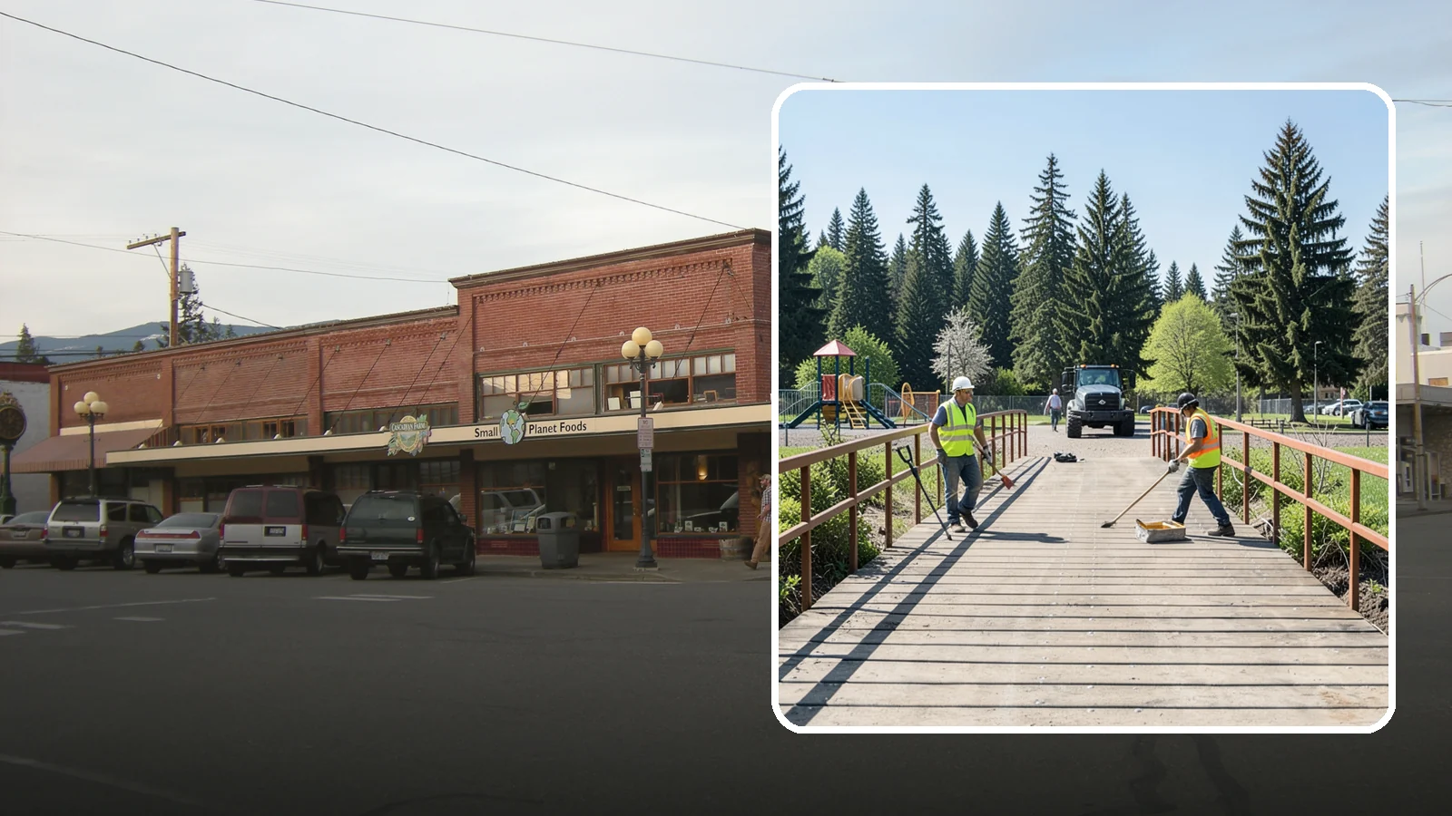 Trail Bridge Repairs in Sedro-Woolley, Skagit County, WA - We repair pedestrian trail bridges and footbridges to restore safe decking, railings, and structural members.