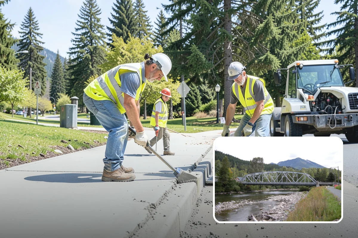 Trail Bridge Repairs in Skykomish, King County, WA - Restores safe decking and code-compliant railings