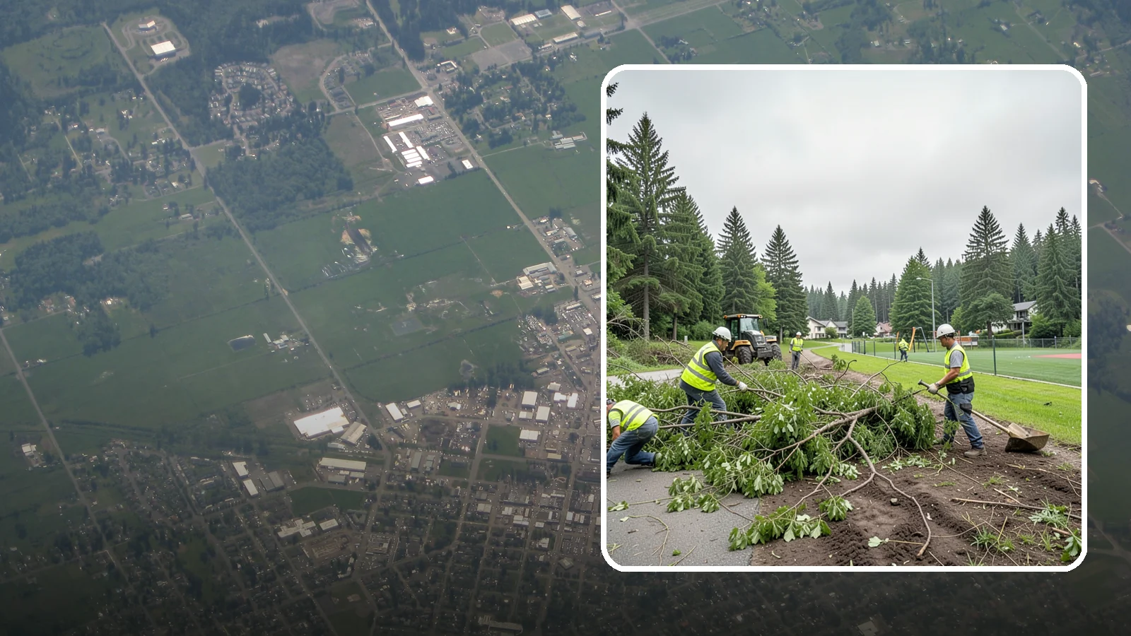 Trail Clearing in Enumclaw, King County, WA - Clearing of encroaching brush, limbs, and deadfall from public trails to restore the designed tread width and overhead clearance.