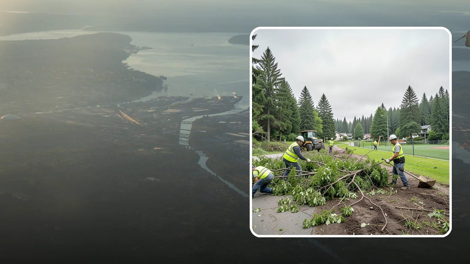 Trail Clearing in Fife, Pierce County, WA - Clearing of encroaching brush, limbs, and deadfall from public trails to restore the designed tread width and overhead clearance.