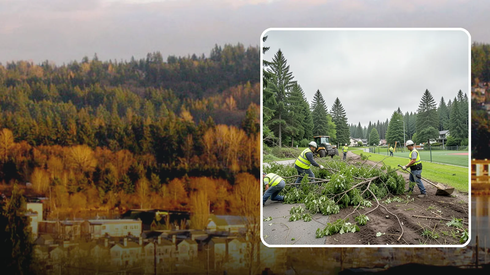 Trail Clearing in Kenmore, King County, WA - Clearing of encroaching brush, limbs, and deadfall from public trails to restore the designed tread width and overhead clearance.