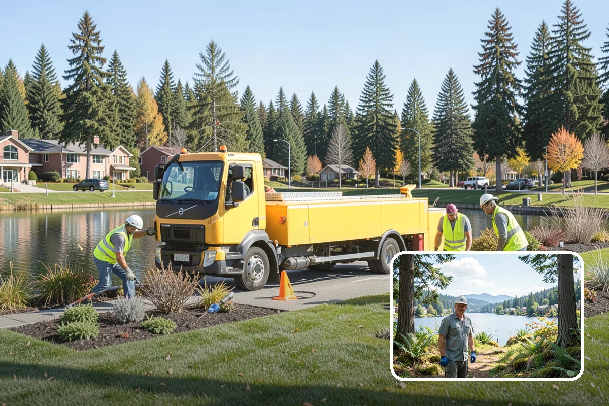 Trail Clearing in Milton, King County, WA - Restores safe tread width and overhead clearance