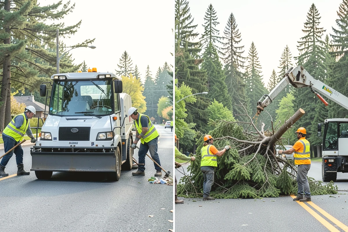 Trail Clearing in Mountlake Terrace, Snohomish County, WA - Trail walk to map encroachment and deadfall