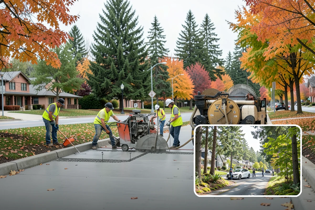 Trail Clearing in Normandy Park, King County, WA - Restores safe tread width and overhead clearance