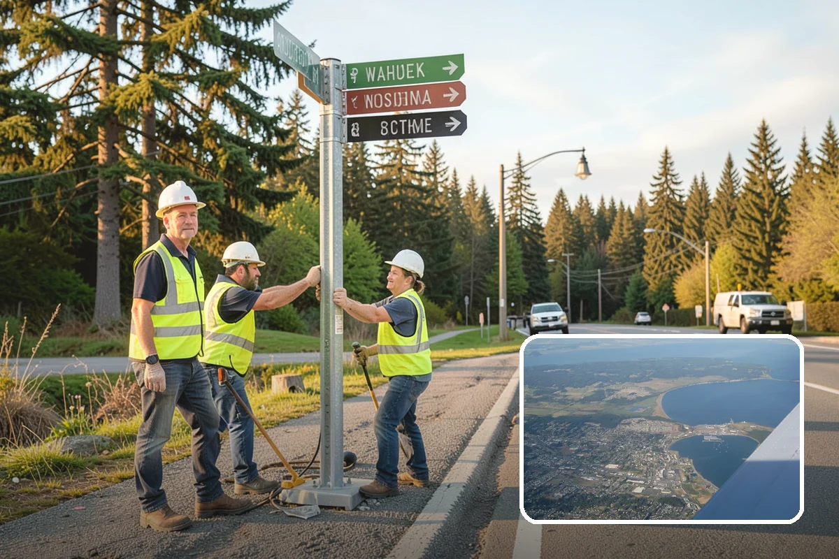 Trail Clearing in Oak Harbor, Island County, WA - Restores safe tread width and overhead clearance